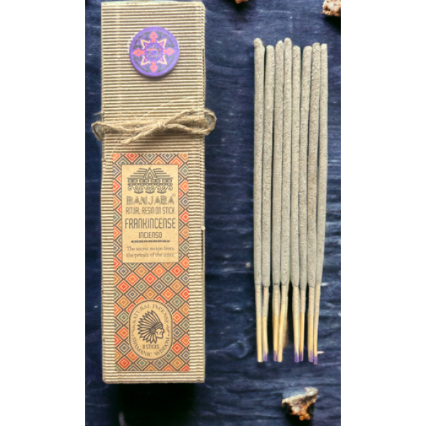 Incense Sticks Banjara Ritual Resin on Stick FRANKINCENSE